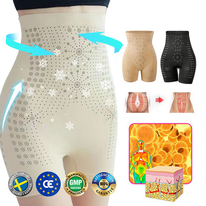 𝑷𝑬𝑨𝑹𝑳𝑴𝑶𝑶𝐍™ Formande shorts i is-silke med jonfibrer för återhämtning 👨‍⚕️Fettförbränning, huduppstramning, främjar cirkulation och lymfdränage för holistisk hälsa