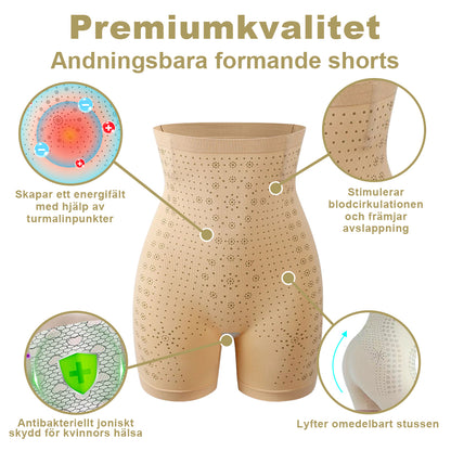 𝑷𝑬𝑨𝑹𝑳𝑴𝑶𝑶𝐍™ Formande shorts i is-silke med jonfibrer för återhämtning 👨‍⚕️Fettförbränning, huduppstramning, främjar cirkulation och lymfdränage för holistisk hälsa
