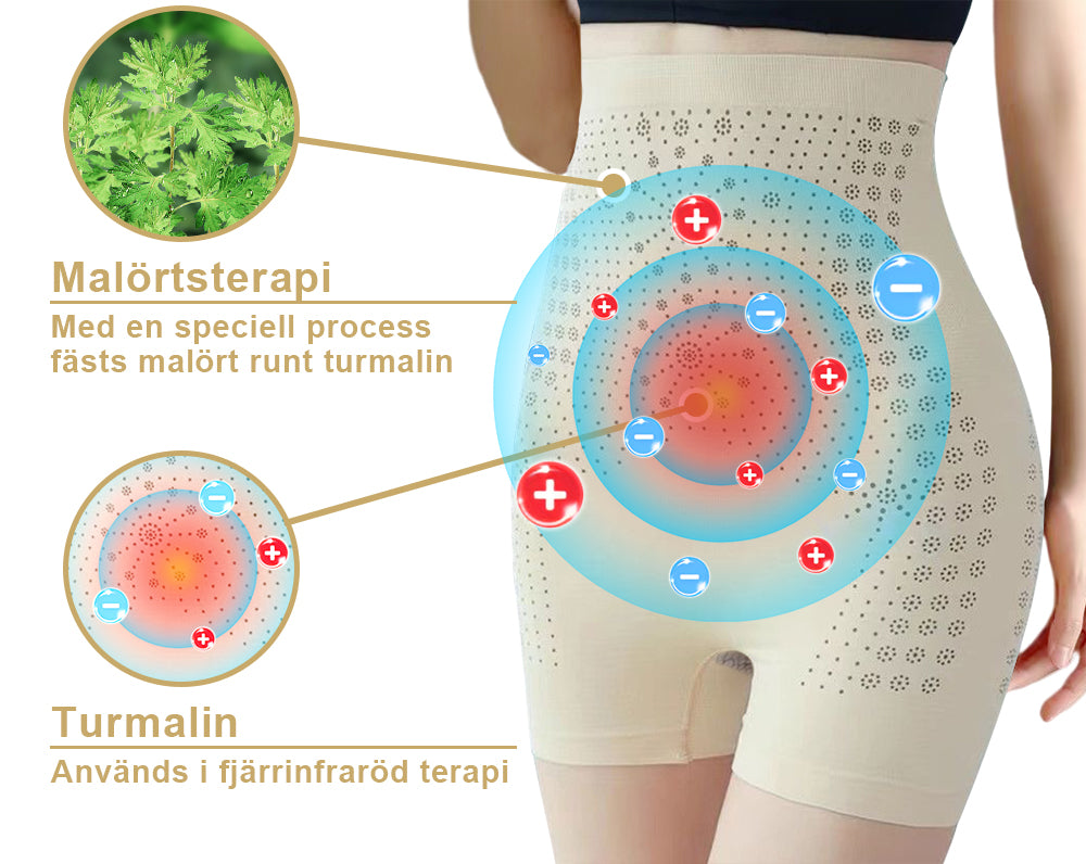 𝑷𝑬𝑨𝑹𝑳𝑴𝑶𝑶𝐍™ Formande shorts i is-silke med jonfibrer för återhämtning 👨‍⚕️Fettförbränning, huduppstramning, främjar cirkulation och lymfdränage för holistisk hälsa
