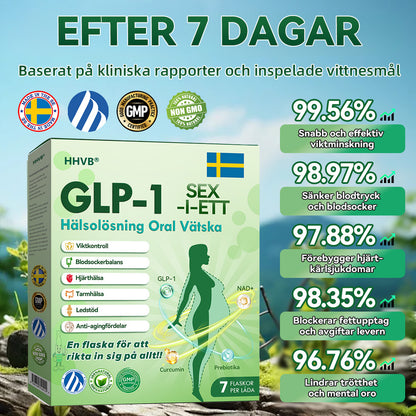 Officiell butik | 𝐇𝐇𝐕𝐁®👨‍⚕️𝐆𝐋𝐏-𝟏 𝐒𝐈𝐗-𝐈𝐍-𝐎𝐍𝐄 𝐇ä𝐥𝐬𝐨𝐥ö𝐬𝐧𝐢𝐧𝐠 𝐎𝐫𝐚𝐥 𝐕ä𝐭𝐬𝐤𝐚 (En dos varje dag – synliga resultat på bara 7 dagar) ✅ För fetma, hjärt-kärlhälsa, diabetes, sömnapné, ledproblem och mer 🎁