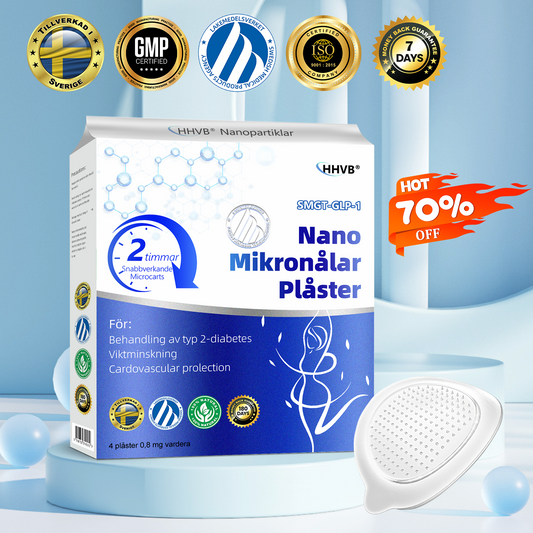 【Sista Dagens Kampanj 70 % Rabatt👩‍⚕️】𝐇𝐇𝐕𝐁® NIDDK-Tirzepatid Nano-mikronålsplåster👨‍⚕️（Noll Smärta, 24/7 Frisläppning | Gå Ner 20 Pund Snabbt | 90 % Sockerreduktion | ）